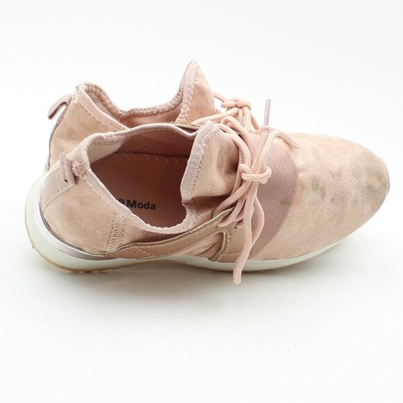 Top Moda Pink Leopard Print Sneakers - Picture 11 of 11